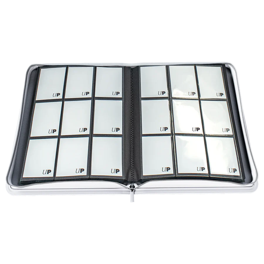 Album 9 Tasche Con Zip PRO-Binder White Ultra-PRO