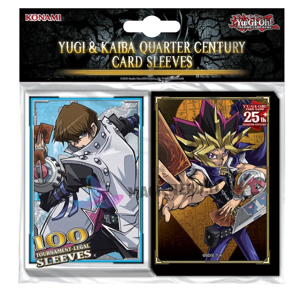 Small Japanese - Yugi & Kaiba Quarter Century Sleeves (100 Bustine)