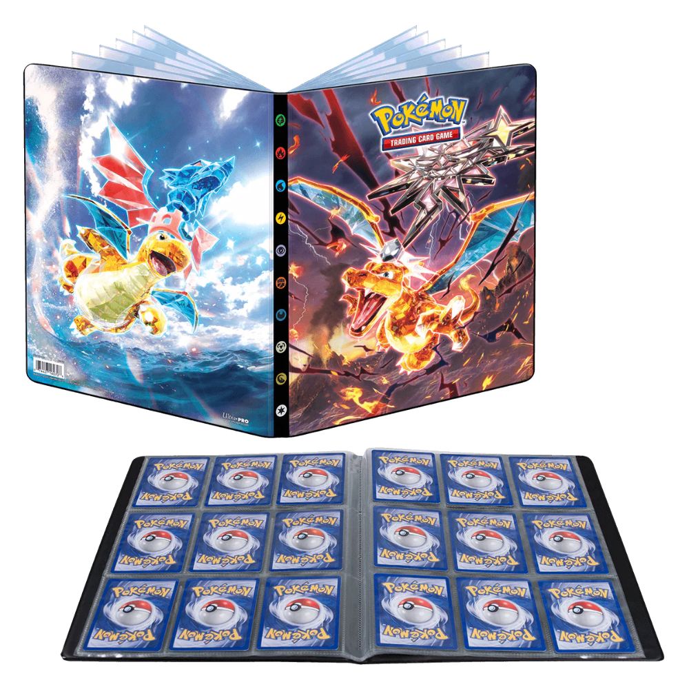 Album Charizard Teracristal Ultra Pro 9 Tasche 14 Pagine