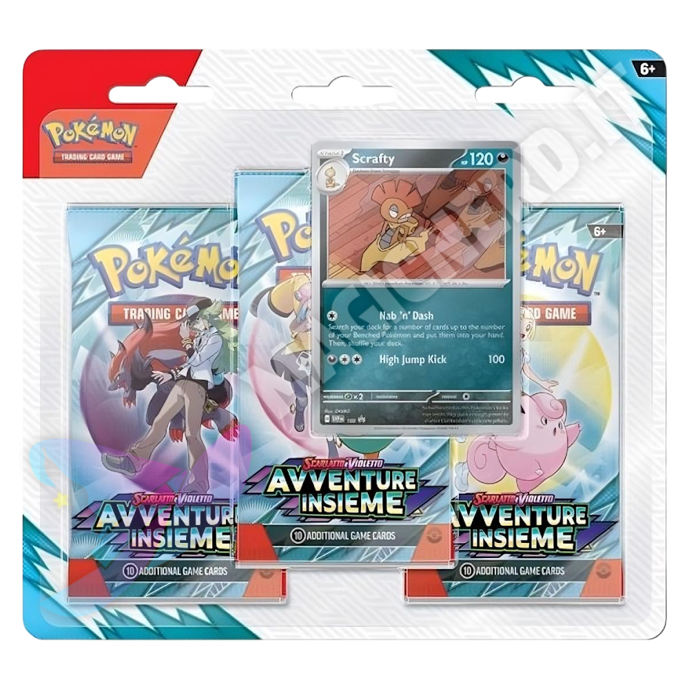 Avventure Insieme - Blister 3 Bustine - Scrafty (ITA)
