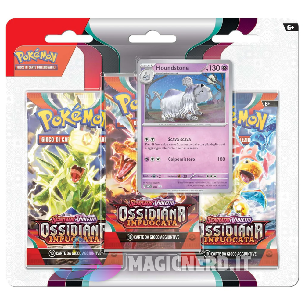 Ossidiana Infuocata - Blister 3 Bustine Houndstone (ITA)