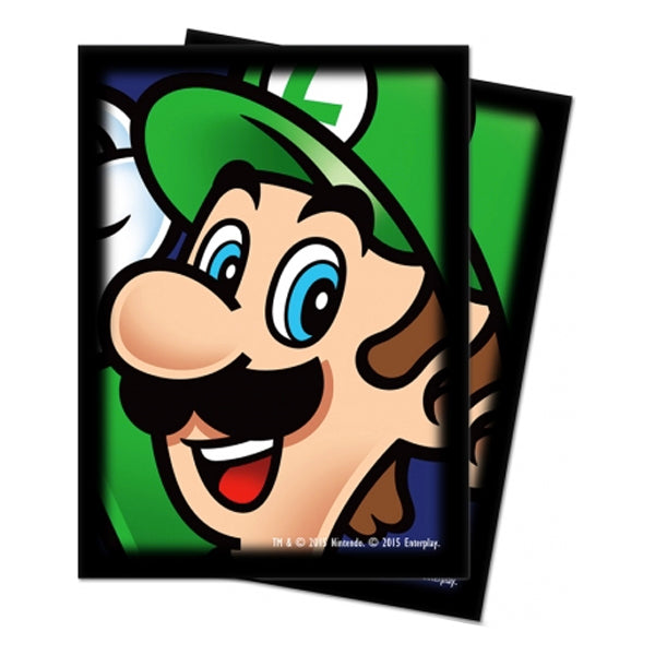 Bustine Protettive 65 Deck Protector Sleeves Super Mario Luigi Standard Ultra Pro