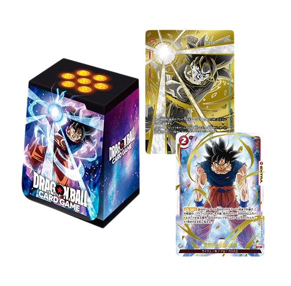 Dragon Ball Super Card Game Fusion World: Official Card Case 01 Son Goku – 2 Promo Card (ENG)