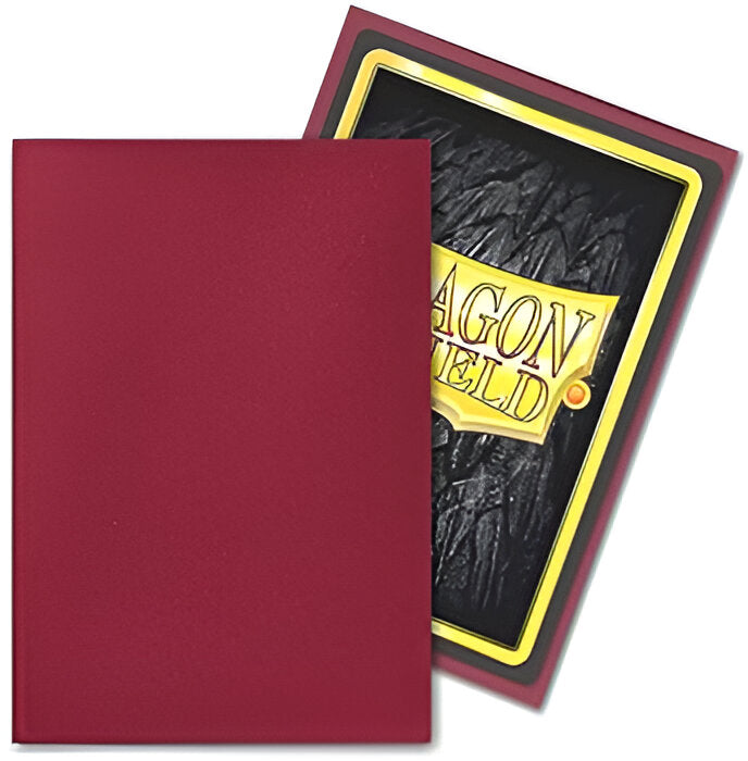 Sleeves Matte Blood Red Japanese Dragon Shield (60 Bustine)