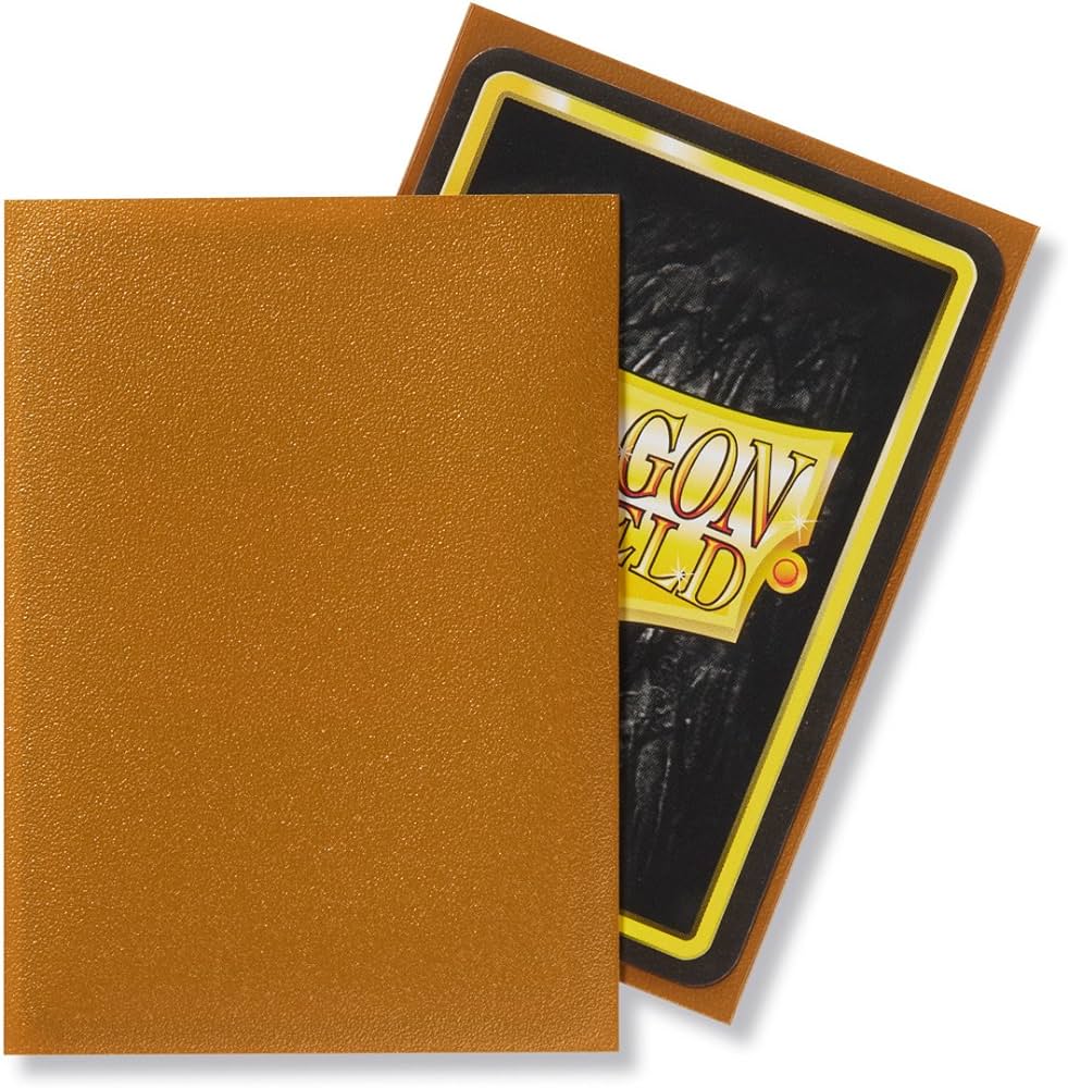 Dragon Shield Small Japanese Matte Gold – 60 bustine protettive per Yu-Gi-Oh!