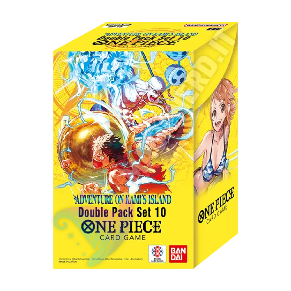 One Piece Card Game DP-10 – Adventure on Kami’s Island – Double Pack Set Vol.10 (2 Bustine) ENG