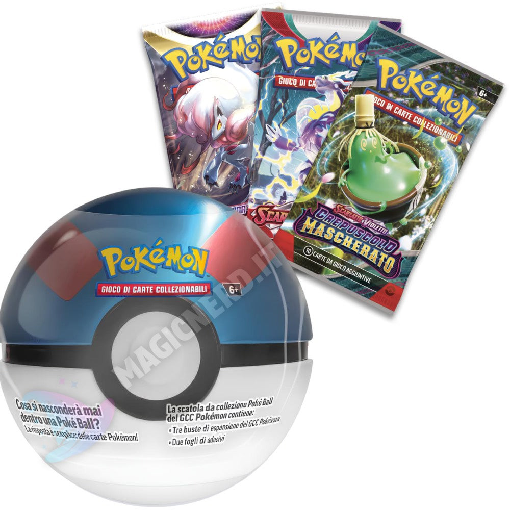 Pokémon Tin Poke Ball Dicembre 2025 Mega Ball (ITA)