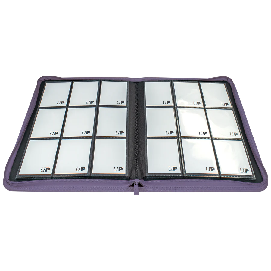 Album 9 Tasche Con Zip PRO-Binder Purple Ultra-PRO