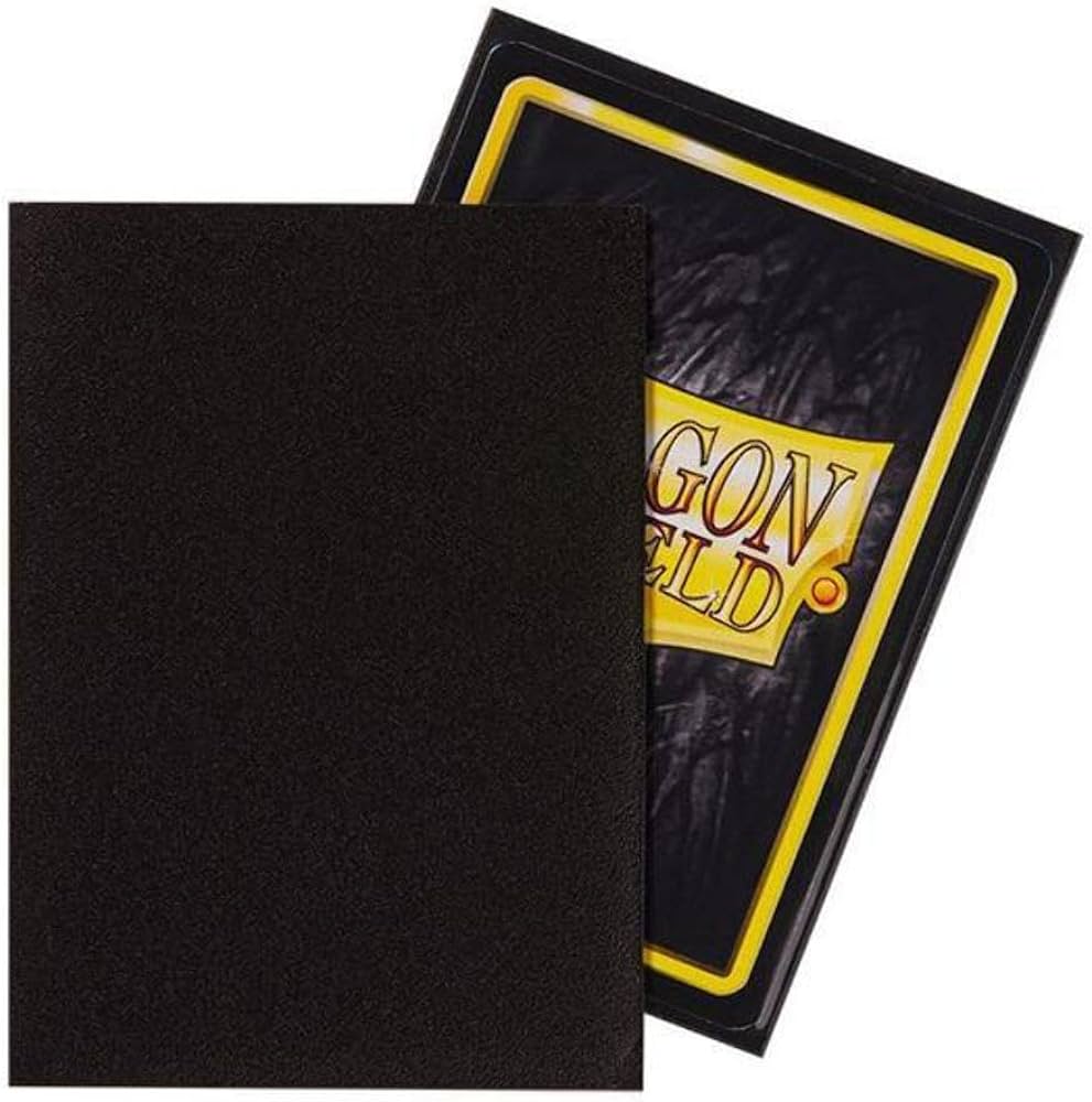Standard - Matte Black (100 Bustine) - Dragon Shield