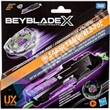 Beyblade X - Saber Samurai 2-70L Deluxe Set con Victory Grip Launcher