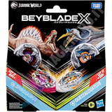 Beyblade X Jurassic World Spinosaurus Quetzalcoatlus Multipack | 2 Trottole & 2 Lanciatori
