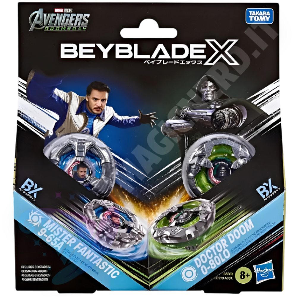 Beyblade x Mister Fantastic & Doctor Doom Avengers Doomsday