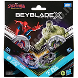 Beyblade x Spider-Man & Hulk Marvel Collab