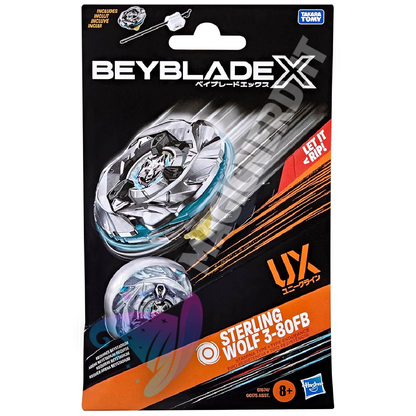 Beyblade x Sterling Wolf 3-80FB UX Starter Pack