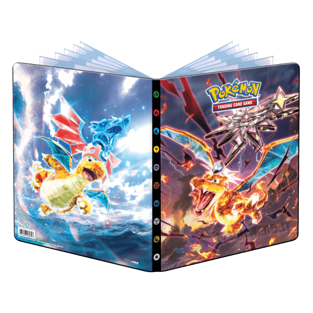 Album Charizard Teracristal Ultra Pro 9 Tasche 14 Pagine