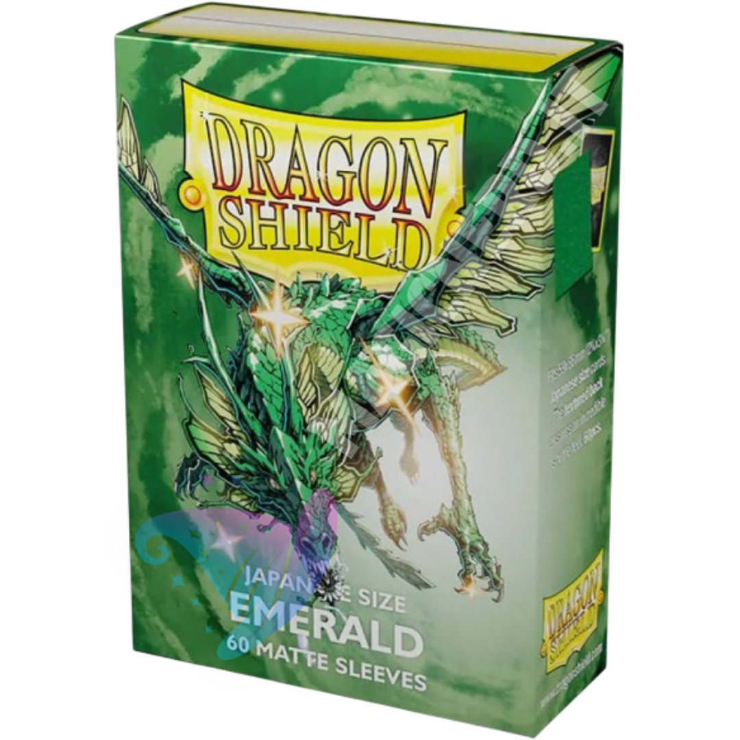 Dragon Shield Small Japanese Matte Emerald – 60 bustine protettive per Yu-Gi-Oh!