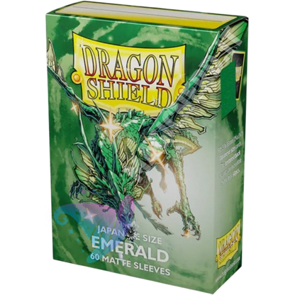 Dragon Shield Small Japanese Matte Emerald – 60 bustine protettive per Yu-Gi-Oh!