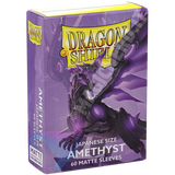 Dragon Shield Small Japanese Matte Amethyst – 60 bustine protettive per Yu-Gi-Oh!