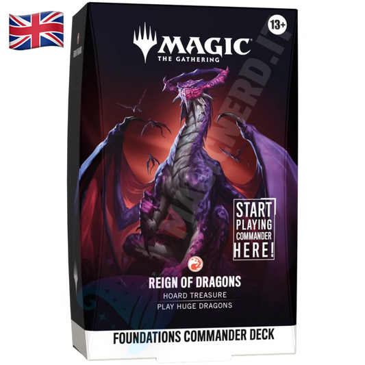 Reign Of Dragons Foundations Commander Deck Eng Magic The Gathering