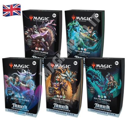 Commander Decks Display Tarkir: Dragonstorm ENG – Magic the Gathering (5 Mazzi)