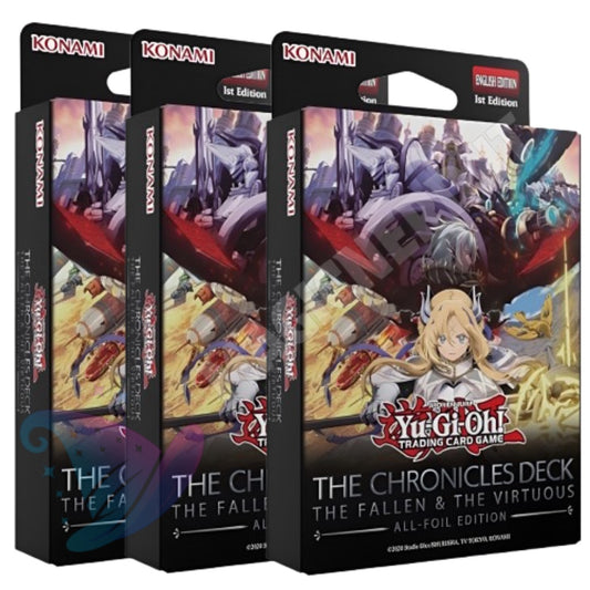3x THE CHRONICLES DECK: The Fallen & The Virtuous (All-Foil Edition) ITA