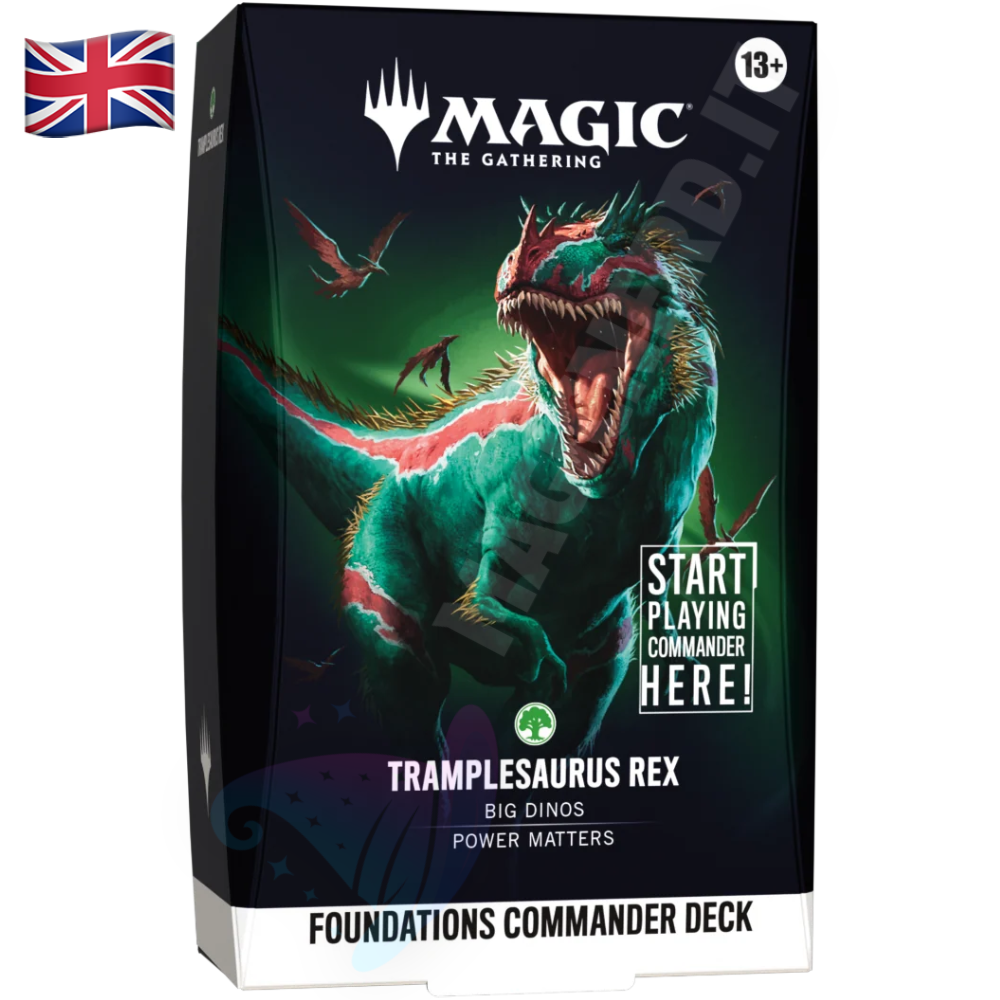 Tramplesaurus Rex Foundations Commander Deck Eng Magic The Gathering