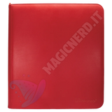 Album 12 Tasche Con Zip - Zippered PRO-Binder - Red - Ultra-PRO
