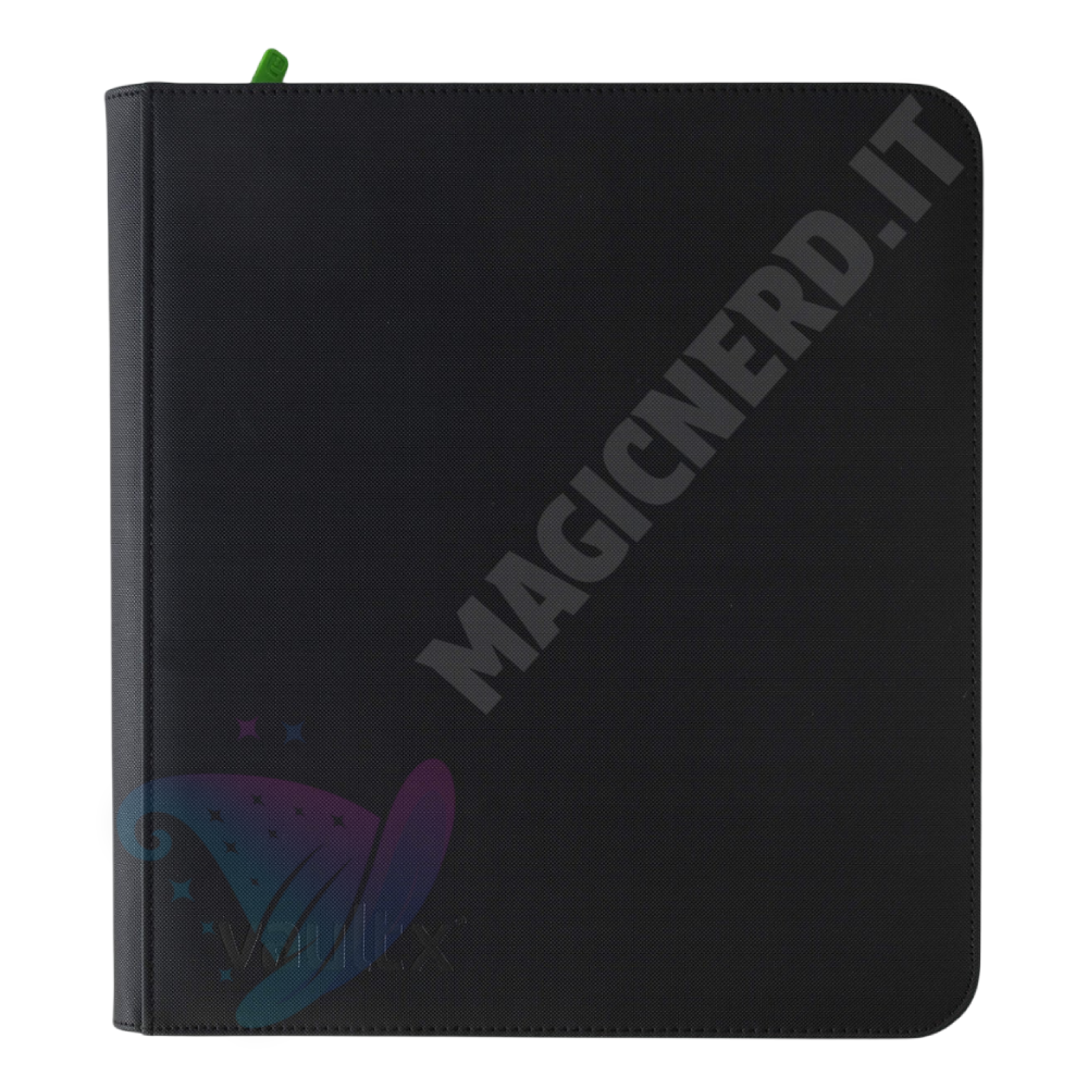 Album XL 12 Tasche Exo-Tec Zip Binder Signature Black - Vault X