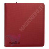 Album 12 Tasche Exo-Tec Zip Binder Metallic Red - Vault X