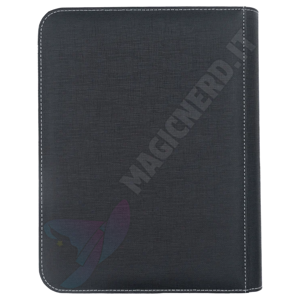 Album 4 Tasche Con Zip Premium Per Toploader Ultra Pro Nero