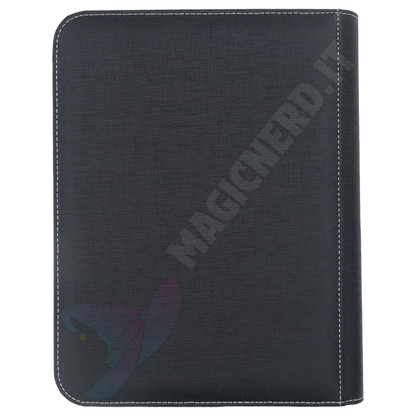 Album 4 Tasche Con Zip Premium Per Toploader Ultra Pro Nero