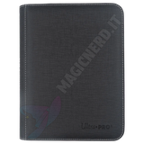 Album 4 Tasche Con Zip Premium Per Toploader Ultra Pro Nero