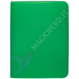 Album 9 Tasche Con Zip PRO-Binder Green Vivid Ultra-PRO