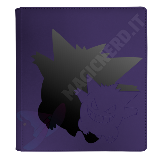 Album Pro Binder 12 Tasche Con Zip Gengar Ultra Pro