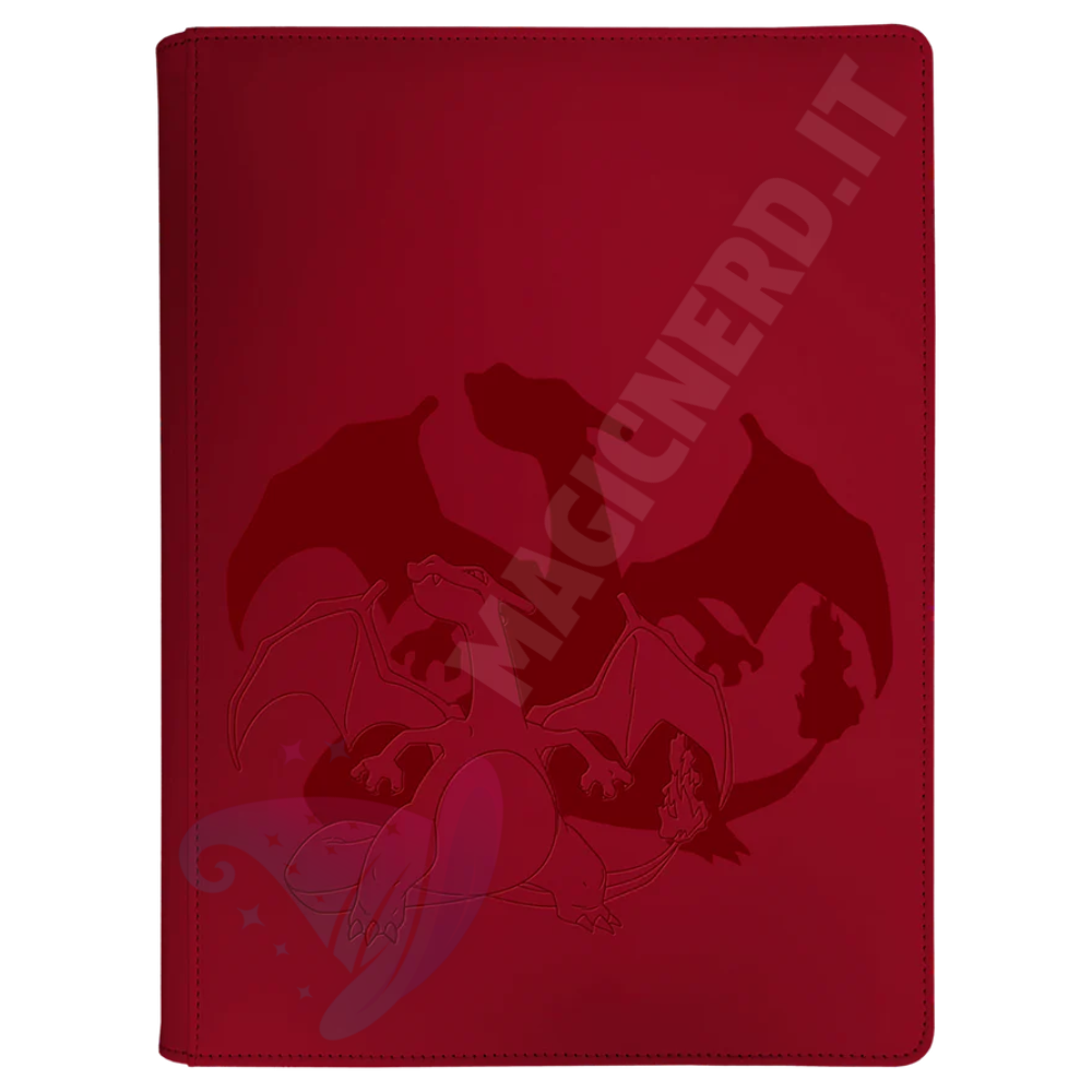 Album Pro Binder 9 Tasche Con Zip Charizard Ultra Pro