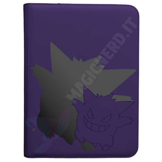Album Pro Binder 9 Tasche Con Zip Gengar Ultra Pro
