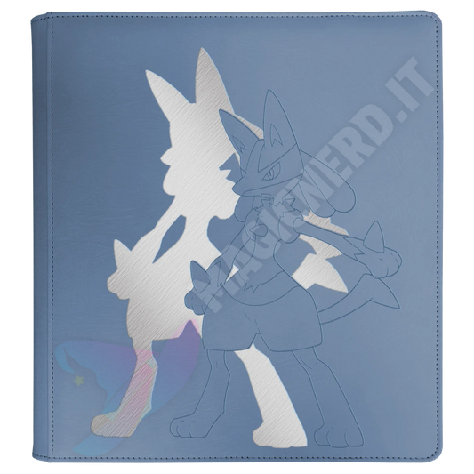 Album Pro Binder 12 Tasche Con Zip Lucario Ultra Pro