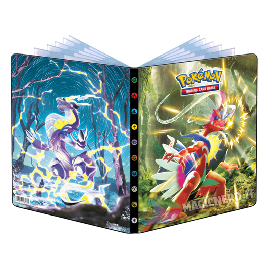 Album Ultra Pro Pokemon - Scarlatto e Violetto 9 Tasche 14 Pagine