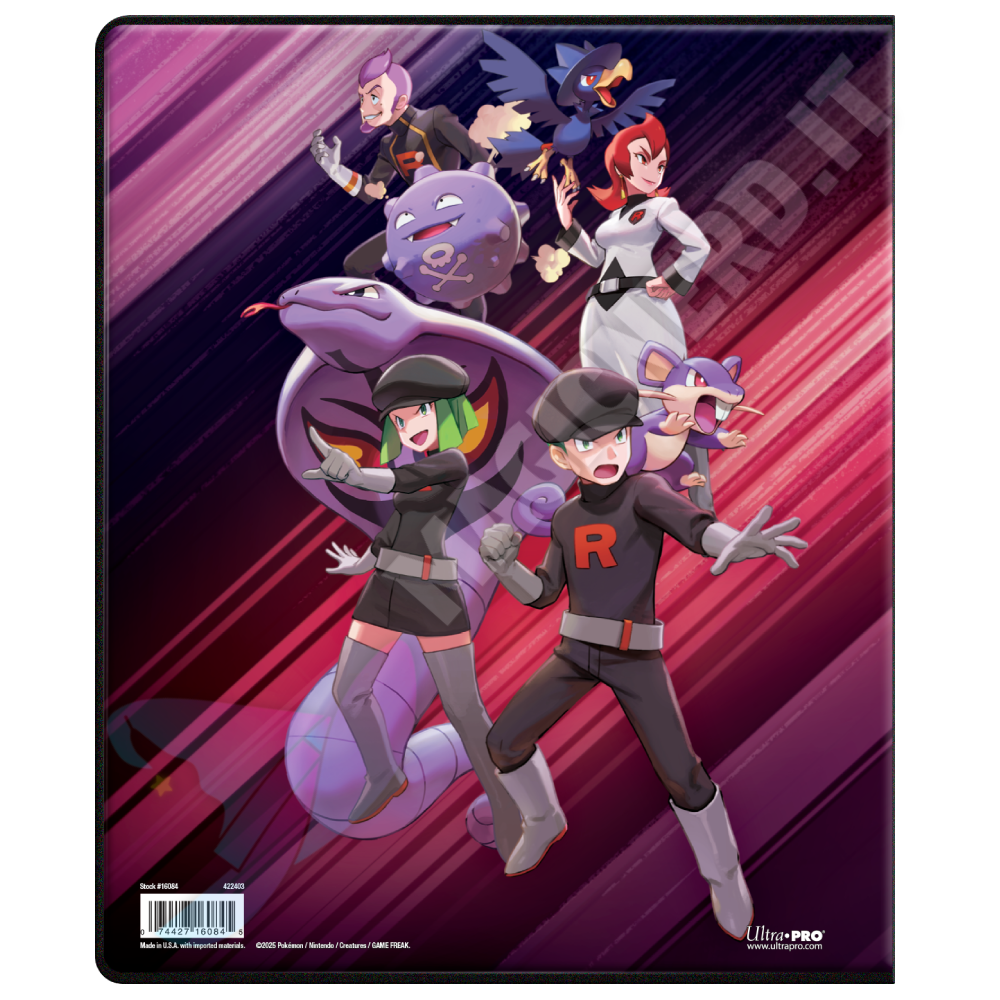 Album Ultra Pro Pokemon - Rivali Predestinati 9 Tasche 14 Pagine