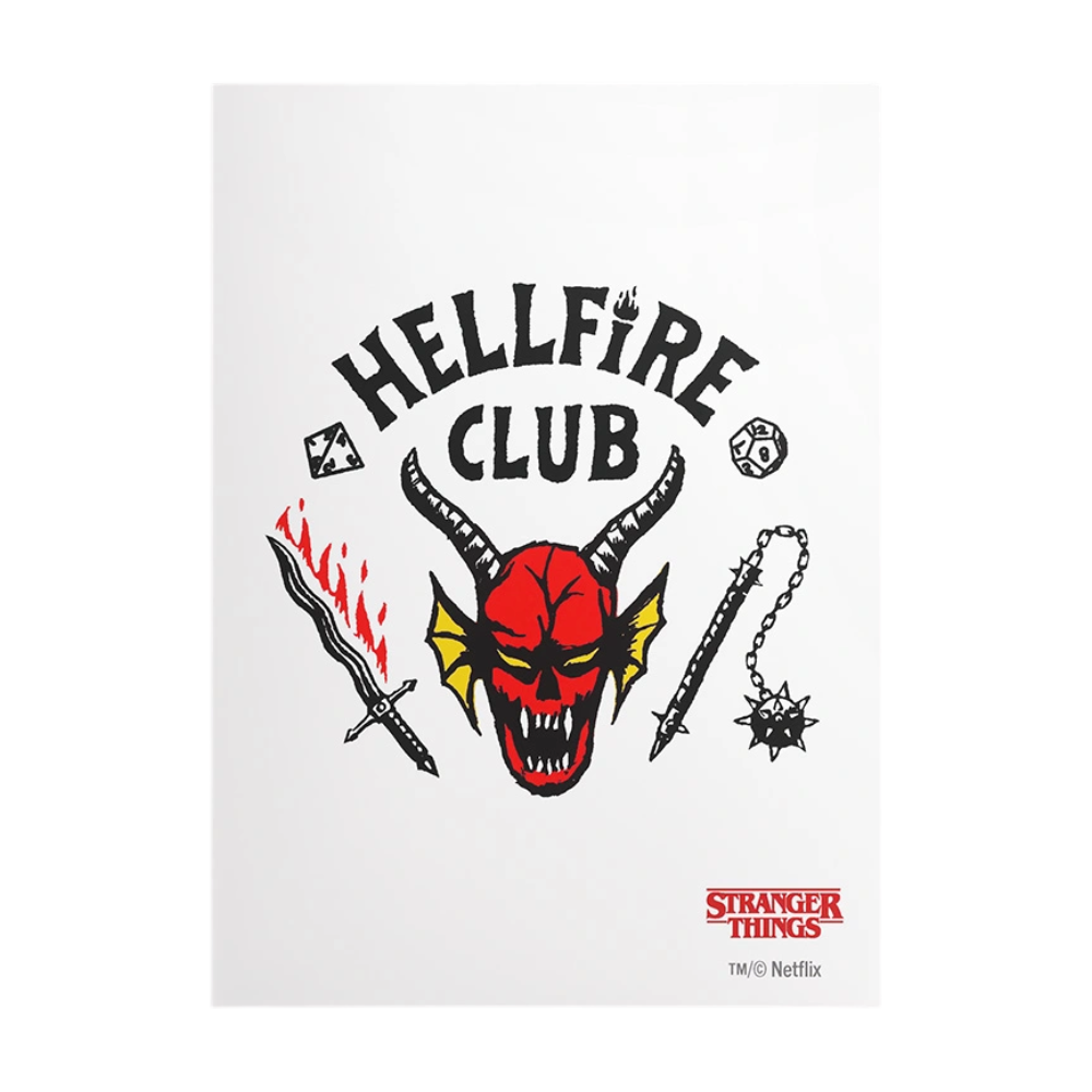 Art Sleeves Hellfire Club Stranger Things (50 Bustine) Standard - Gamegenic