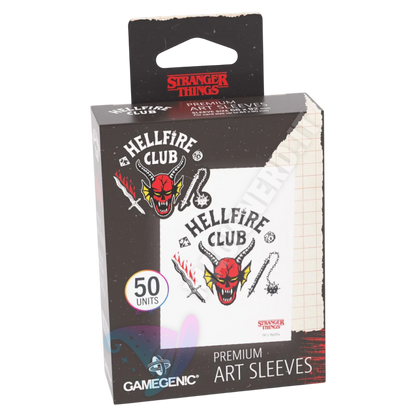 Art Sleeves Hellfire Club Stranger Things (50 Bustine) Standard - Gamegenic