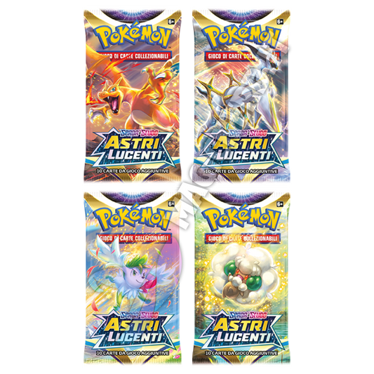 Spada e Scudo Astri Lucenti 4 Buste Set Artwork (ITA)