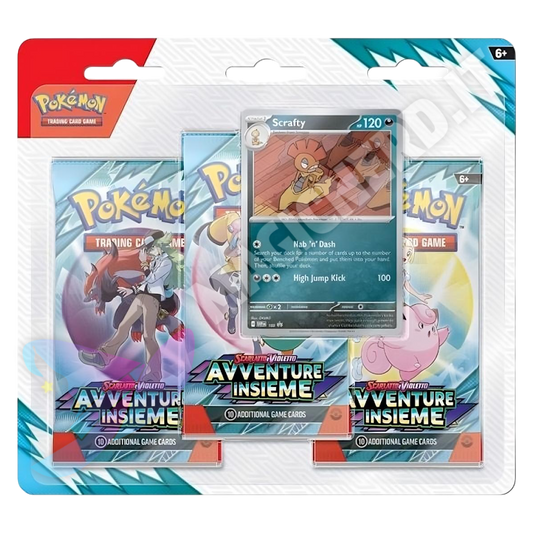 Avventure Insieme - Blister 3 Bustine - Scrafty (ITA)