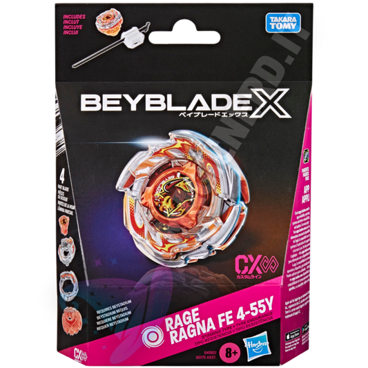 Beyblade X Rage Ragna FE 4-55Y CX Starter Pack