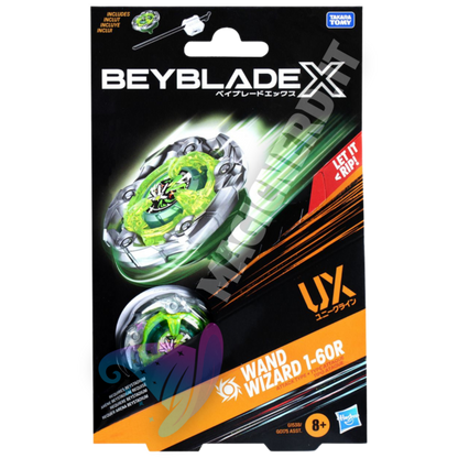 Beyblade X Wand Wizard 1-60R UX Starter Pack