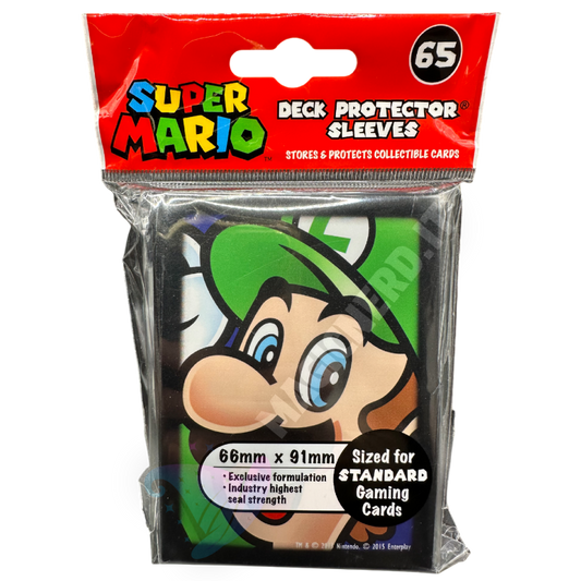 Bustine Protettive 65 Sleeves Super Mario Luigi Standard Ultra Pro