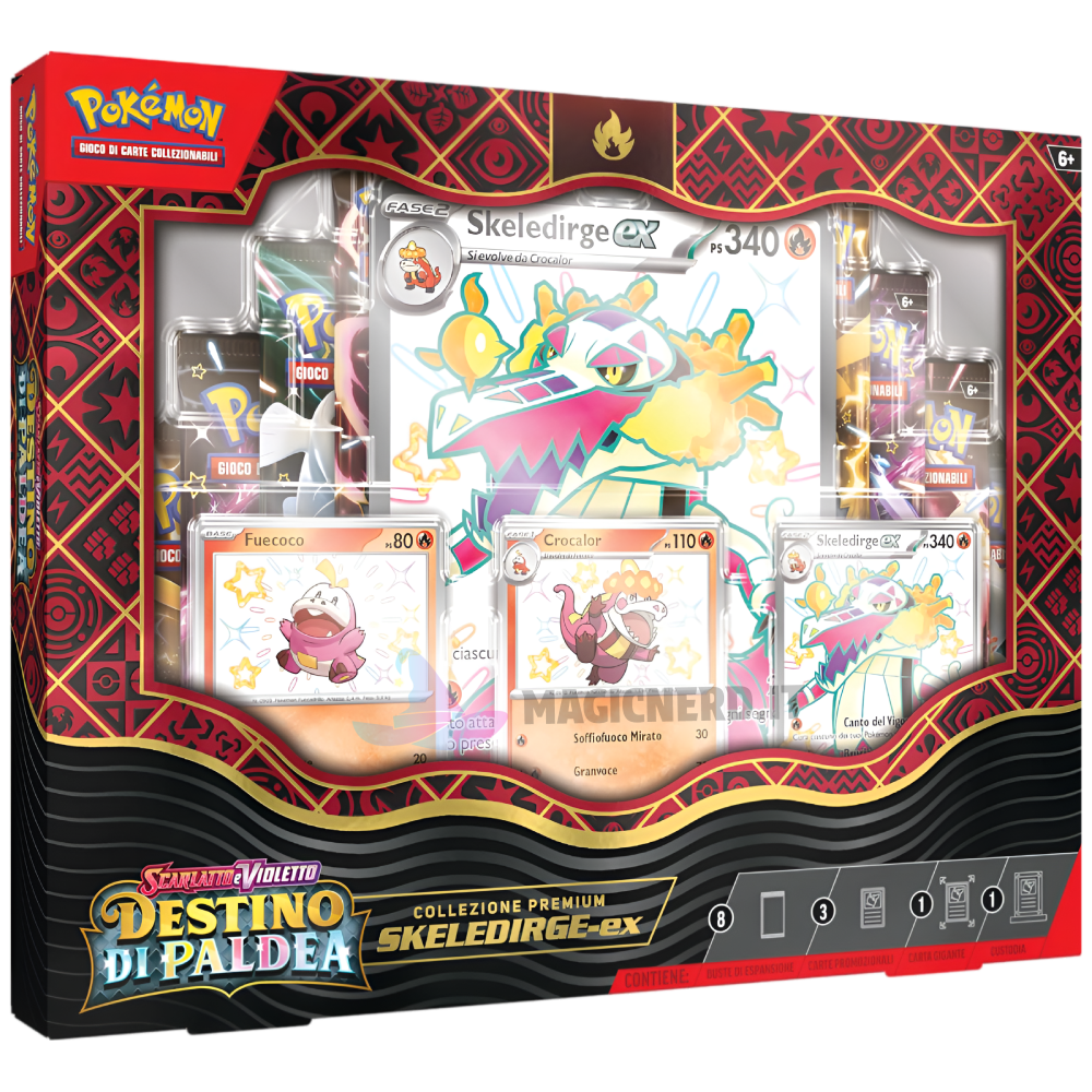 Collezione Premium Destino di Paldea Skeledirge-ex (IT)