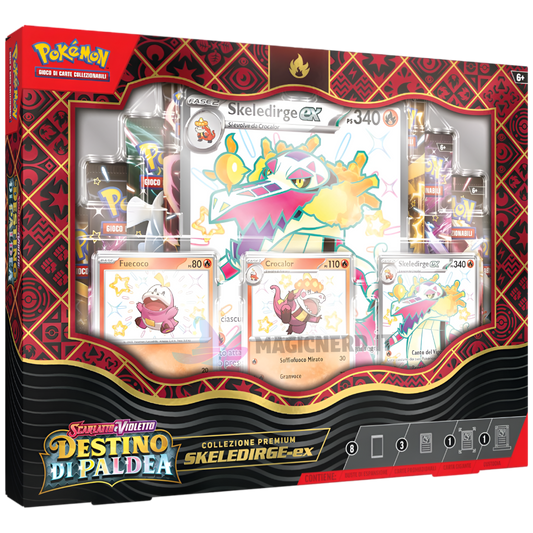Collezione Premium Destino di Paldea Skeledirge-ex (IT)