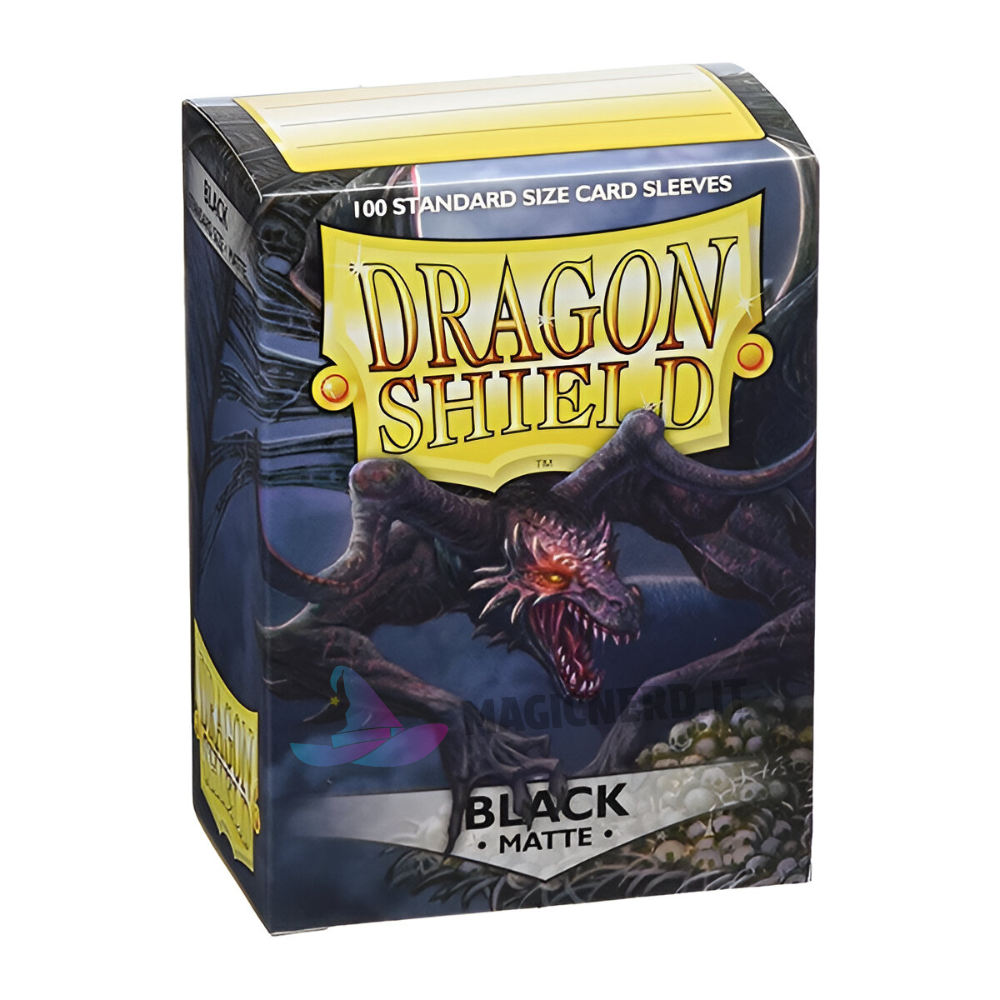 Standard - Matte Black (100 Bustine) - Dragon Shield