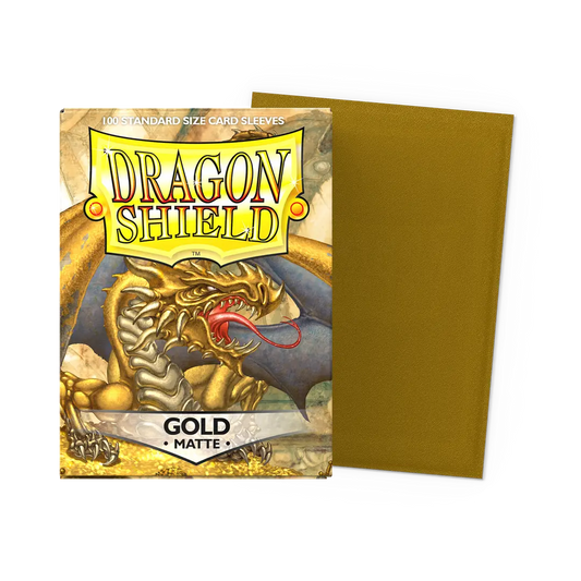 Standard - Matte Gold (100 Bustine) - Dragon Shield